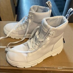 Dr. Martens White Combat Boots